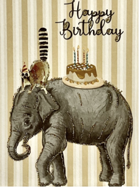 Elefante Happy Birthday